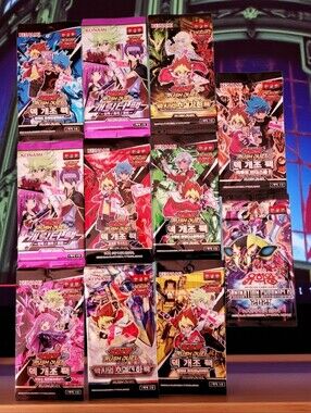 (Lot Of 11) Konami Yu-gi-oh! (10) Rush Duel Korean Booster Packs (1) Animation C